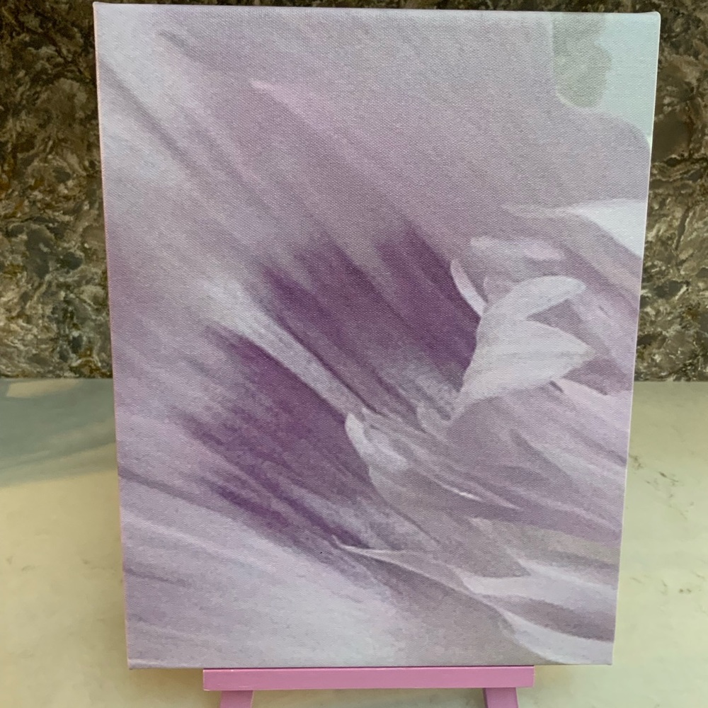 Handmade Ornamental Breadseed Poppy Canvas Picture - Macro - Picture 1 of 8